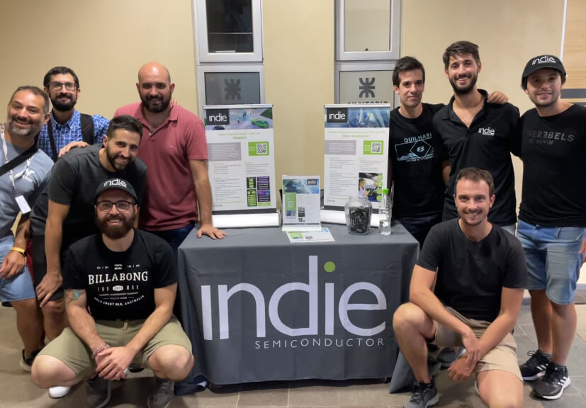 Group photo of the team at indie Semiconductor.